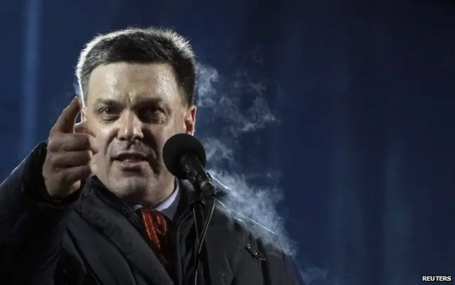 اوله تیاهنیبوک رهبر حزب ملی گرای اسوبودا 