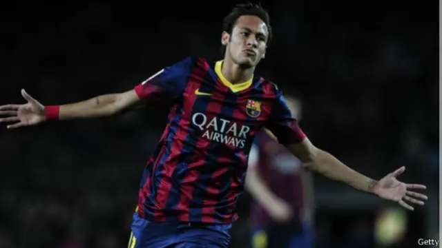 انتقل نيمار لبرشلونة عام 2013