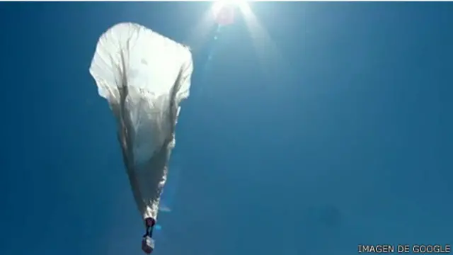 Balón metereológico de Google