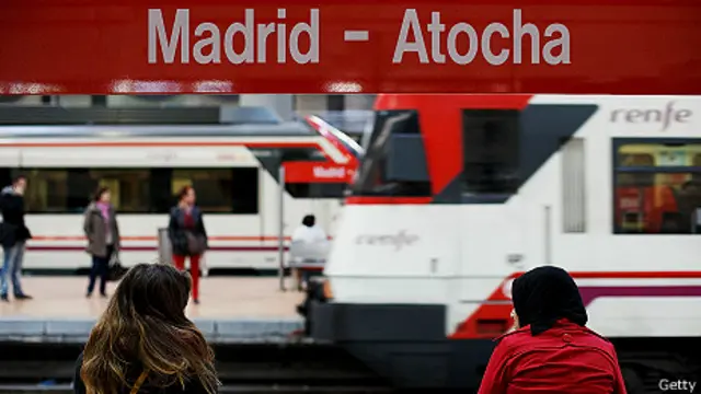 Estación Atocha Madrid lugar de atentados del 11 marzo 2004