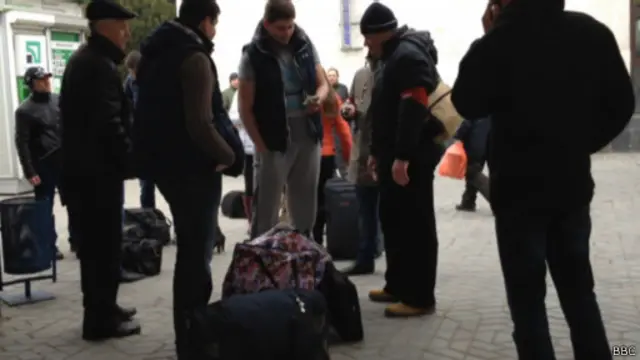 Обыск на вокзале