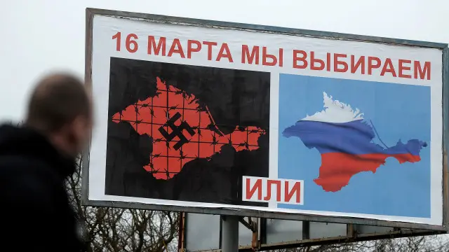 3月16日烏克蘭的克里米亞自治共和國計劃舉行公民投票,決定克里米亞是否脫離烏克蘭同重新與俄羅斯合併。