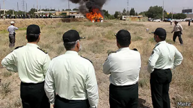امحای مواد مخدر در مشهد - سازمان ملل می‌گوید سهم ایران در ضبط تریاک در جهان، ۸۰ درصد است