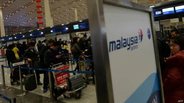 Check-in na Malaysia Airlines (AFP)