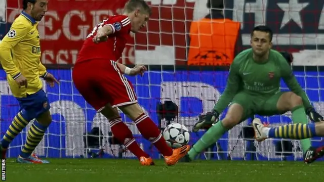 بايرن ميونخ يطيح بأرسنال من دوري أبطال أوروبا