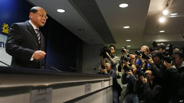 香港警务处处长曾伟雄(12/3/2014)