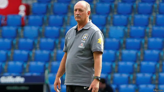 Felipão treina seleção brasileira / Crédito da foto: Fifa.com