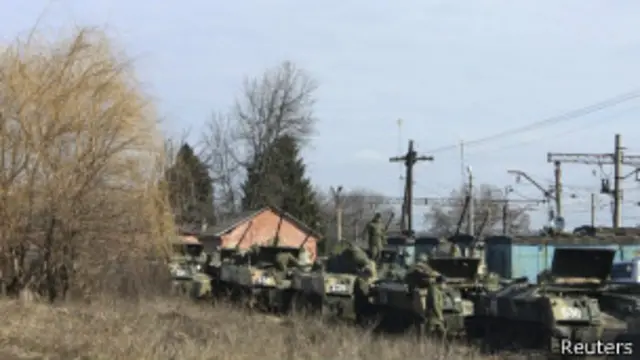 گزارش‌هایی از تجمع نیروهای روسی در نزدیکی مرزهای اوکراین انتشار یافته است