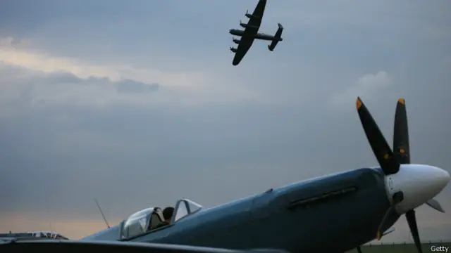 Lancaster bomber (Getty)