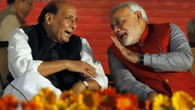 राजनाथ सिंह और नरेंद्र मोदी
