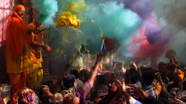 होली, ब्रज, वृंदावन