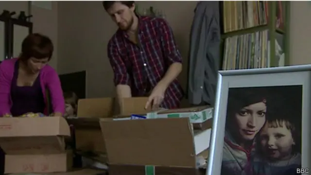 Familia rusa en Crimea