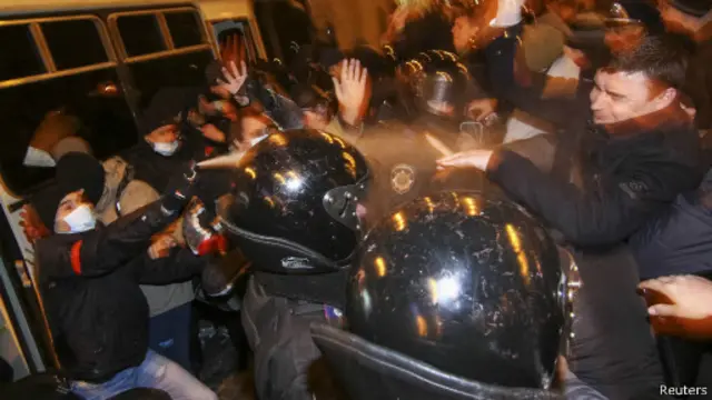 Столкновения в Донецке