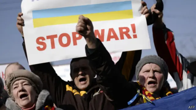 Акция против войны на Украине