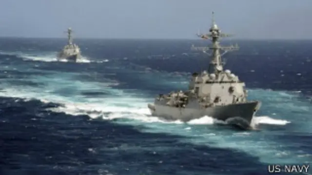 Американский эсминец