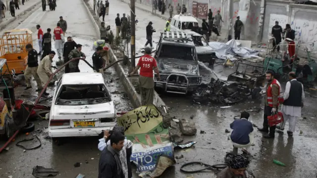 بم ڈسپوزل سکواڈ کے مطابق کوئٹہ میں دھماکہ ٹائم ڈیوائس کے ذریعے کیا گیا اور بم سائیکل میں نصب تھا۔