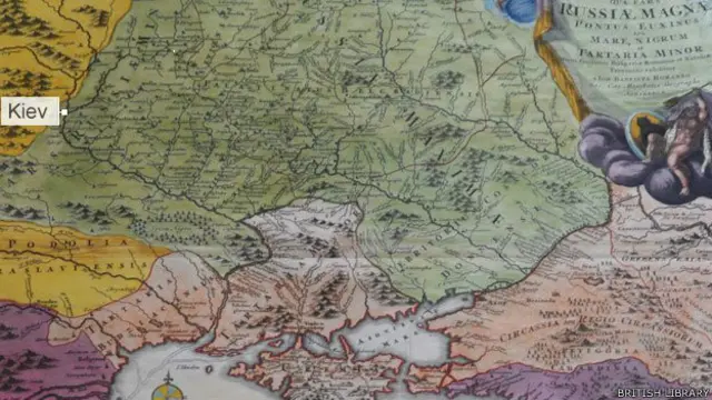 Mapa del siglo XVIII