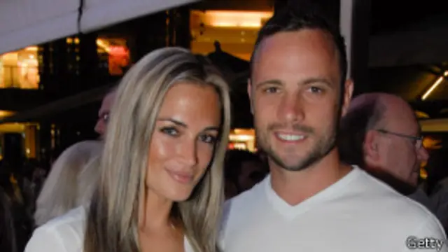 Reeva Steenkamp y Oscar Pistorius