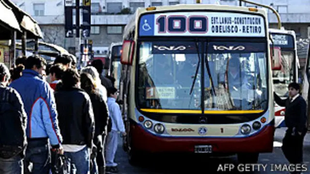 Autobús en Buenos Aires