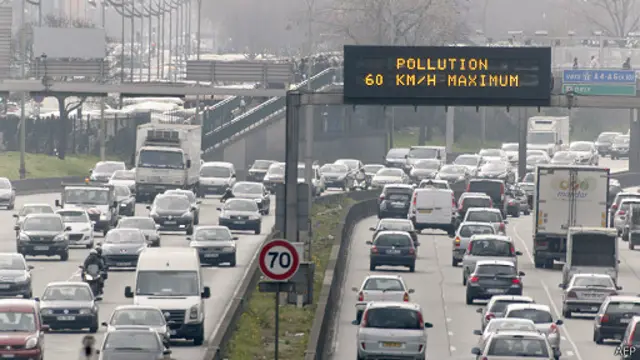 تجاوزت نسبة التلوث المستويات الآمنة في باريس