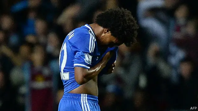 طرد ويليان في الدقيقة 68