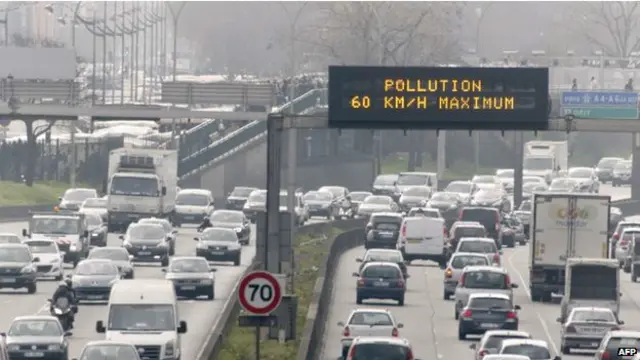 पेरिस प्रदूषण