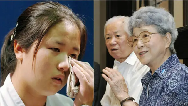 横田夫妇与外孙女