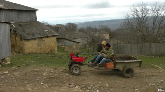 Грузинская деревня Атоци