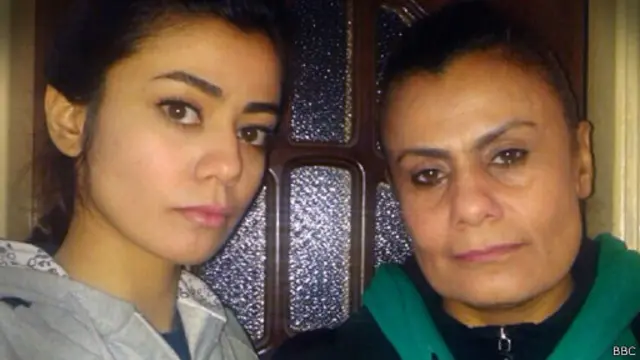 صبرية وابنتها أنسام