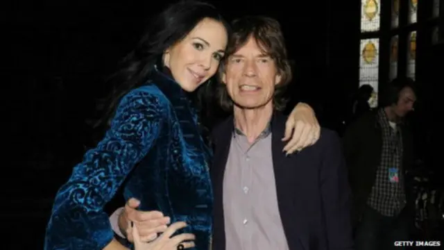 Лолрен Скотт и Мик Джаггер