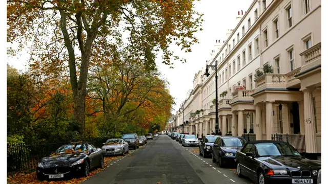 Barrio exclusivo en Londres