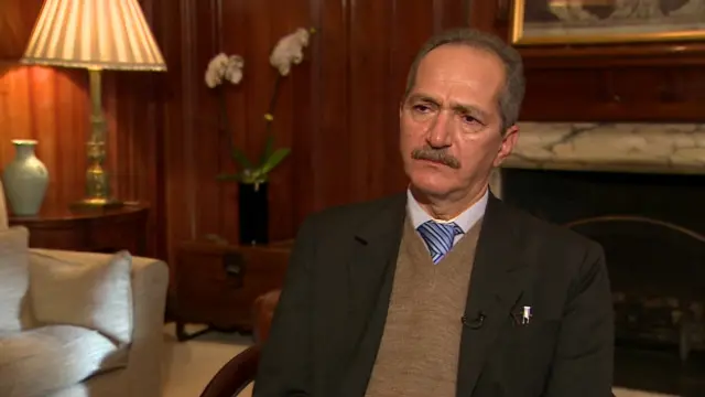 Aldo Rebelo na embaixada brasileira em Londres. Foto: BBC