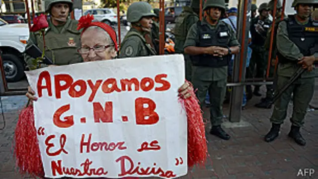 Partidaria de Maduro