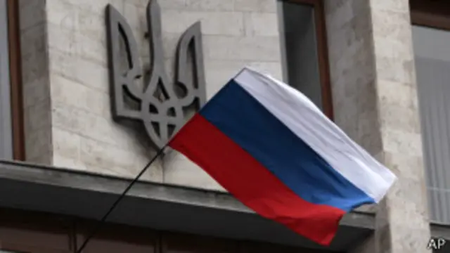 Bandera rusa en Crimea