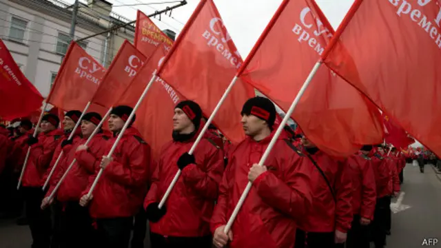 Marcha pro-Kremlin el pasado viernes