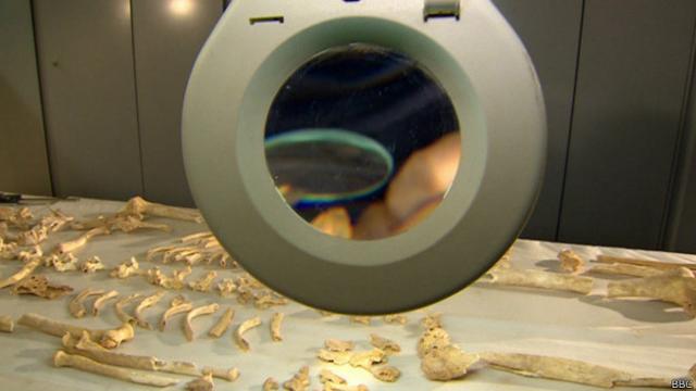 Esqueleto encontrado no Sudão | Foto: BBC