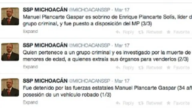 Primer anuncio de la detención de un sospechoso de ser Templario y de traficar con órganos de menores.