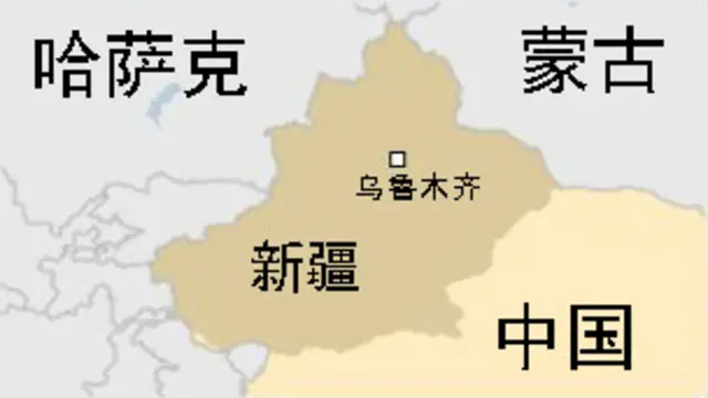 新疆维吾尔自治区地图
