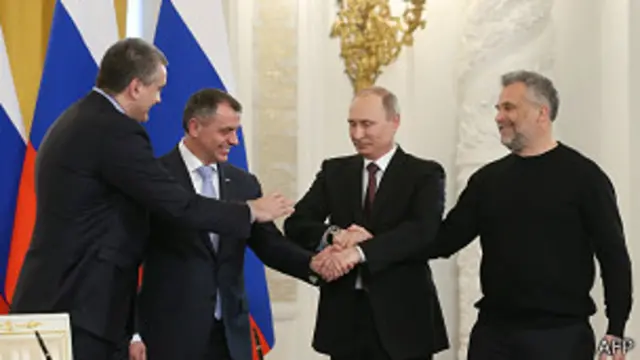 پوتین رسما کریمه را به روسیه ملحق کرد