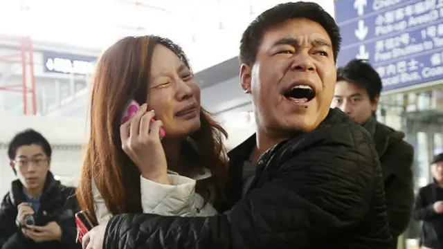 Keluarga penumpang Cina 