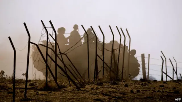 Израильская боевая машина на Голанах