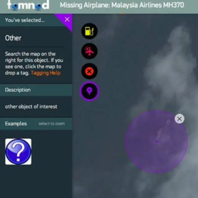 Imagem satelital disponível no site da Digital Globe 