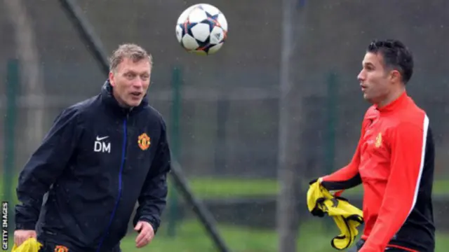 david moyes, robin van persie