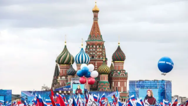 Việc sáp nhập Crimea được ủng hộ tại Nga