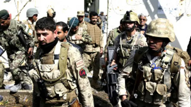 Askari jeshi katika eneo lililoshambuliwa na Taleban nchini Pakistan