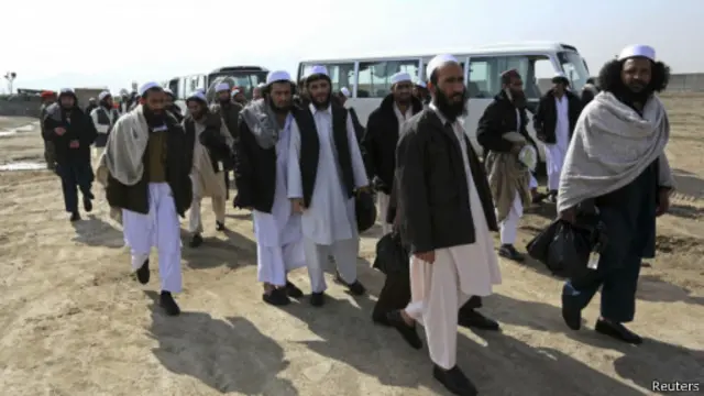 د پنجشنبې په ورځ ۵۵ تنه نور بندیان چې د بهرنیو ځواکونو له خوا نیول شوي وو خوشي کړي.