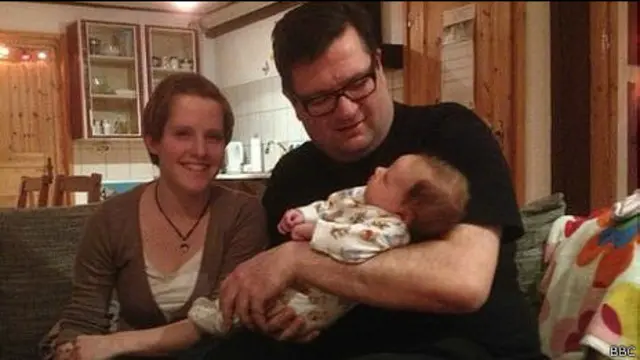 Ed Houben con su hija número 98. 