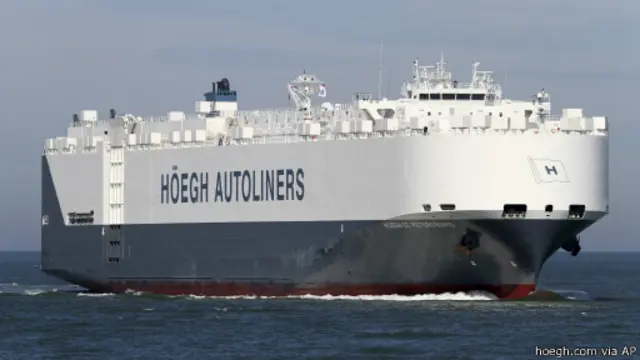 Норвежское грузовое судно