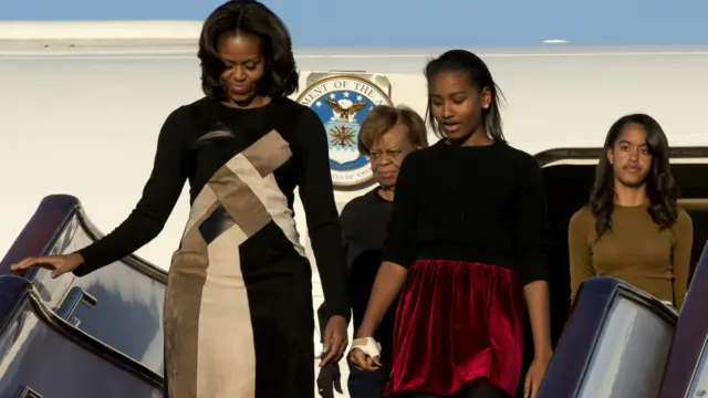 美國第一夫人米歇爾攜家人抵京訪華（20/03/2014）