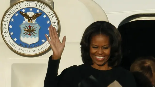 美國第一夫人米歇爾攜家人抵京訪華（20/03/2014）